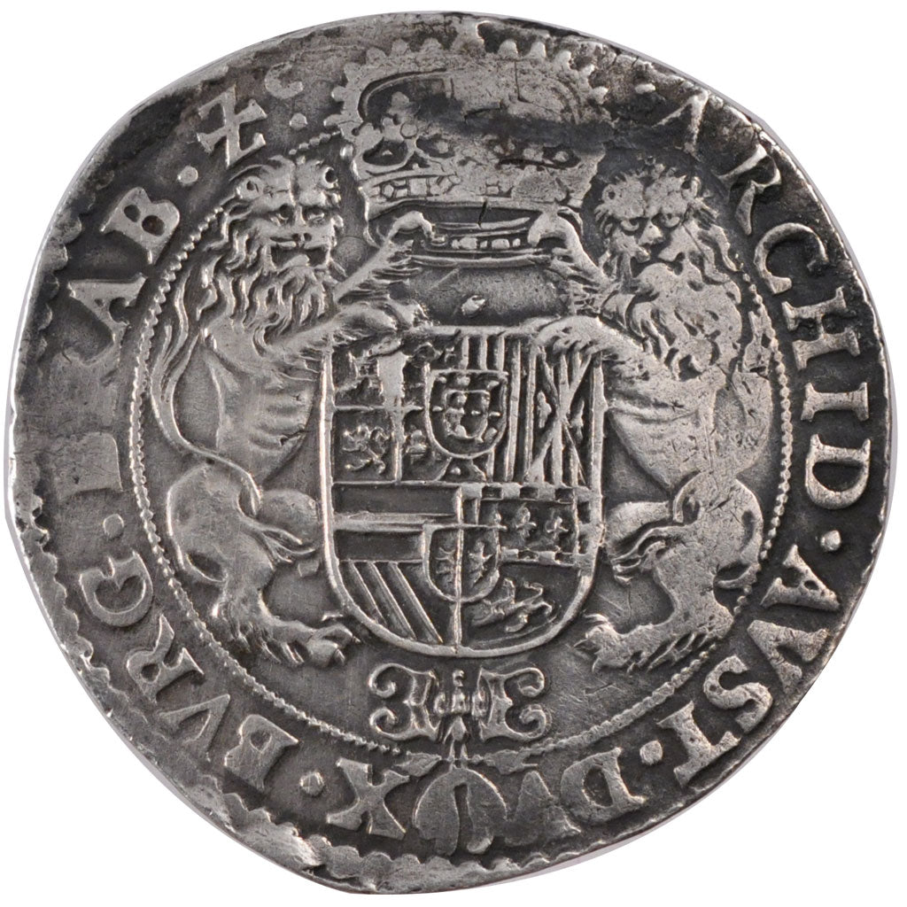 Belgium, Ducaton, 1636, Anvers, AU(50-53), Silver, 32.24