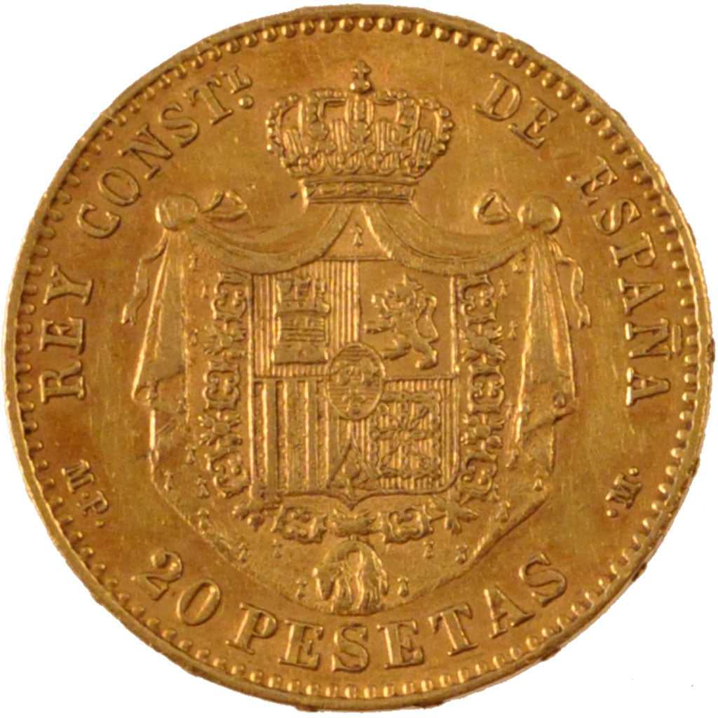 Espagne, Alphonse XIII, 20 Pesetas