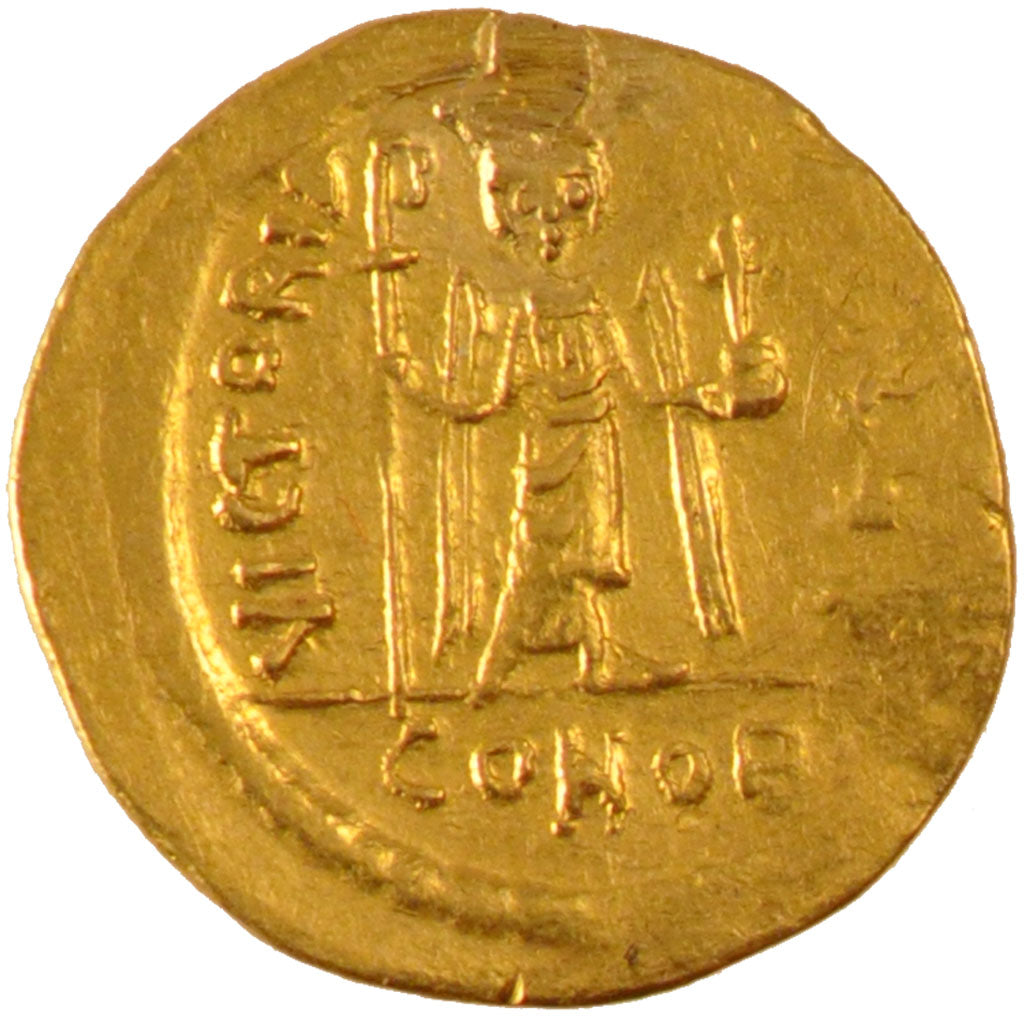 Phocas 602-610, Solidus, Constantinople, EF(40-45), Gold, 4.45