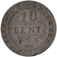 FRANCE, Napoléon I, 10 Centimes, 1809, Paris, KM #676.1, EF(40-45), Billon, G...