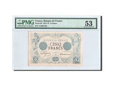 Billete, Francia, 5 Francs, 5 F 1871-1874 ''Noir'', 1873, 1873-07-18, graded