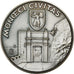 Monaco, Medal, 725ème Anniversaire de Monaco, 1987, MS(60-62), Silvered bronze