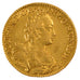 Belgium, 1/2 Souverain, 1751, Anvers, KM #14, EF(40-45), Gold, 5.50