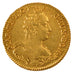 Belgium, 1/2 Souverain, 1753, Anvers, KM #17, AU(55-58), Gold, 5.52