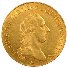 Belgium, Souverain, 1786, Vienne, KM #33, MS(60-62), Gold, 11.10