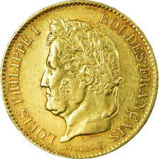 Munten, Frankrijk, Louis-Philippe, 40 Francs, 1834, Bayonne, PR, Goud