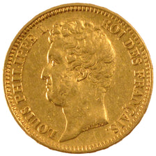 FRANCE, Louis-Philippe, 20 Francs, 1831, Lille, KM #746.4, AU(50-53), Gold,...