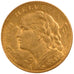 SWITZERLAND, 10 Francs, 1912, Bern, KM #36, AU(55-58), Gold, 3.24