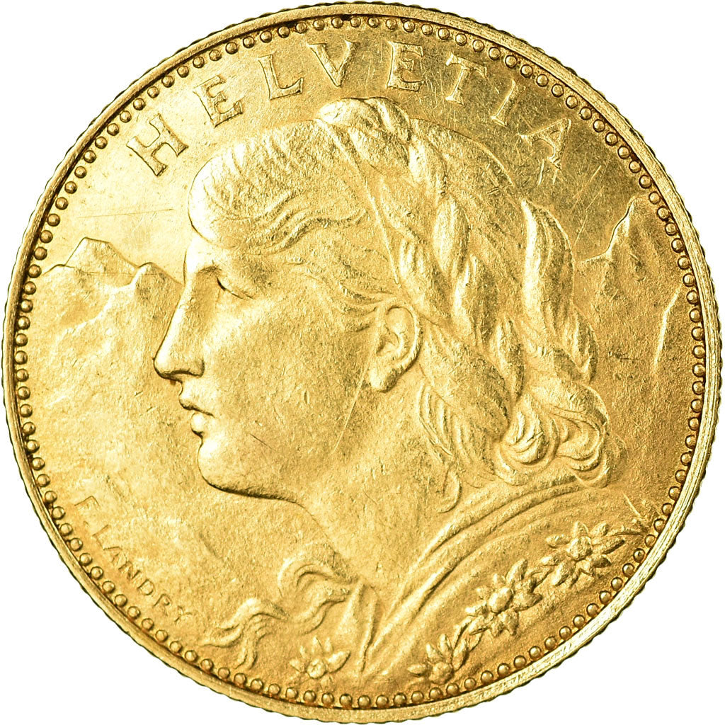 Monnaie, Suisse, 10 Francs, 1915, Bern, SUP, Or, KM:36