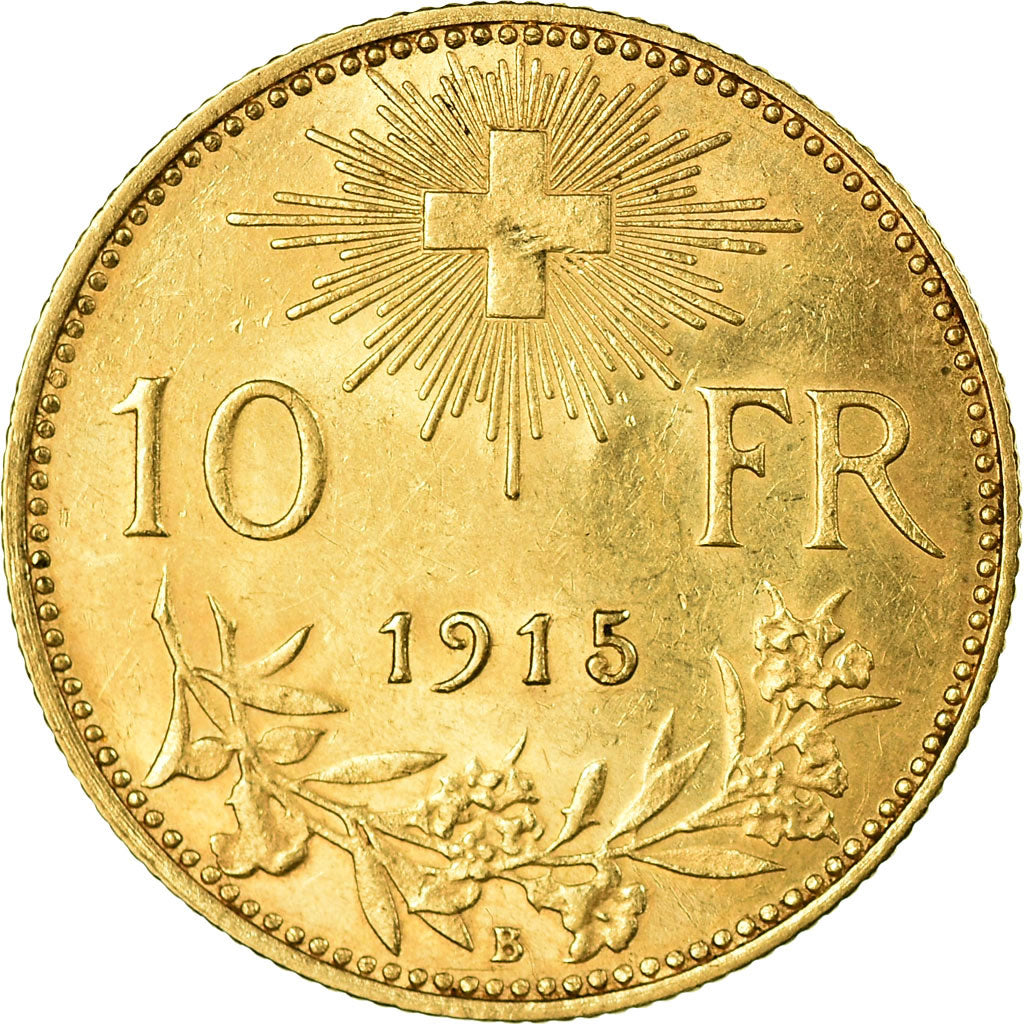 Monnaie, Suisse, 10 Francs, 1915, Bern, SUP, Or, KM:36