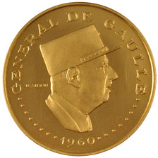 CHAD, 10000 Francs, 1970, KM #11, MS(65-70), Gold, 35.23