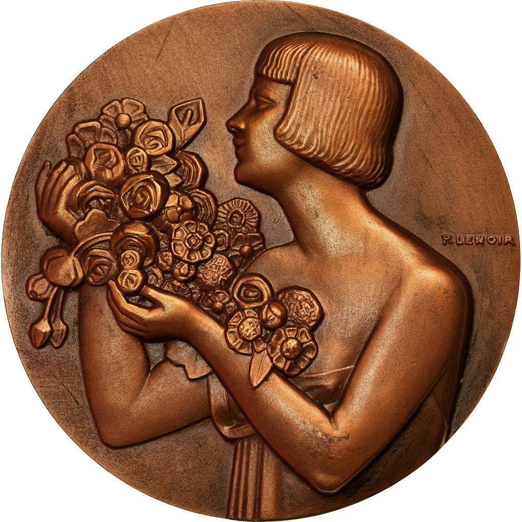 Algerije, Medaille, Art Déco, Journées Florales, Aéroport Maison-Blanche