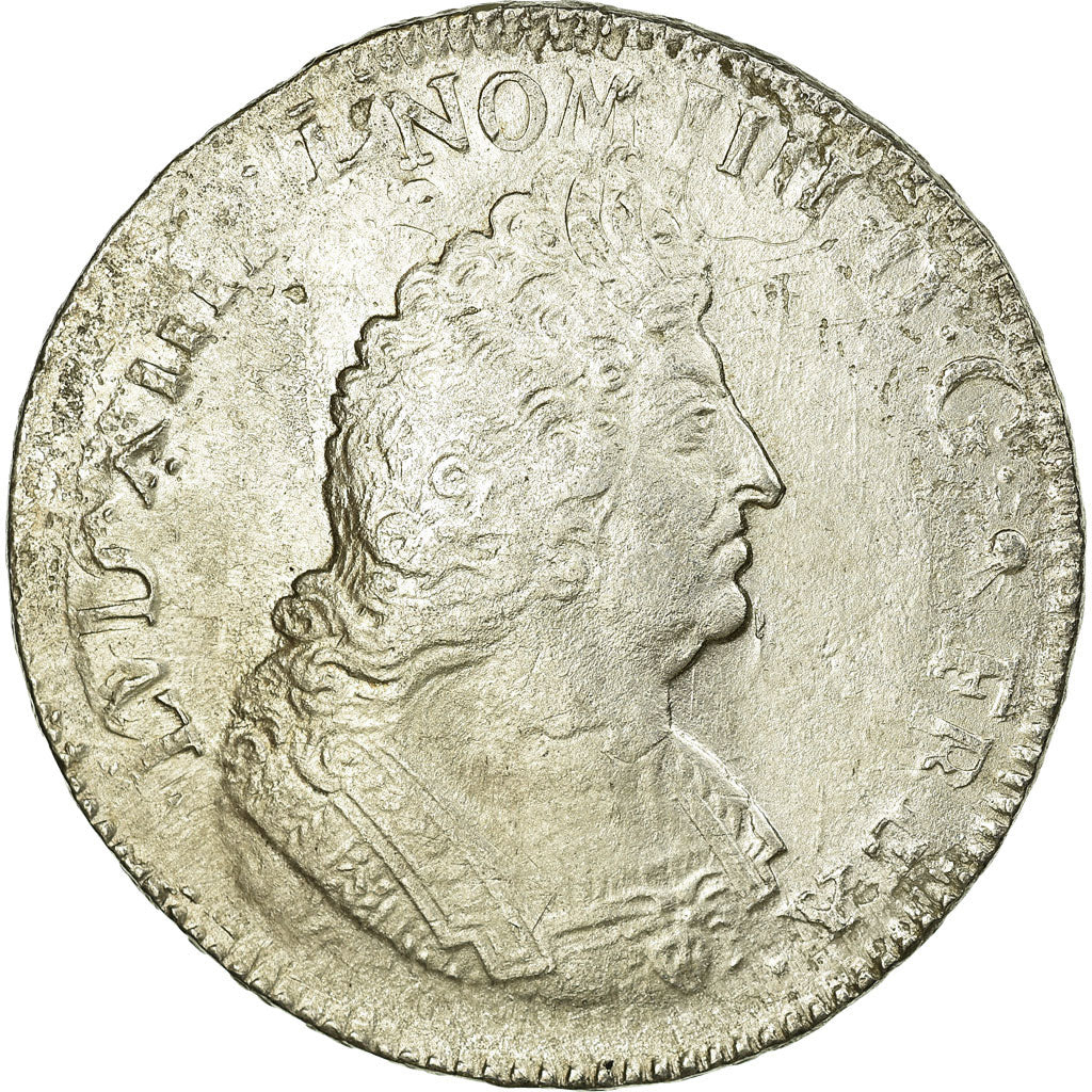 Munten, Frankrijk, Louis XIV, Écu aux 8 L 2e type, Ecu, 1704, Lille, FR+