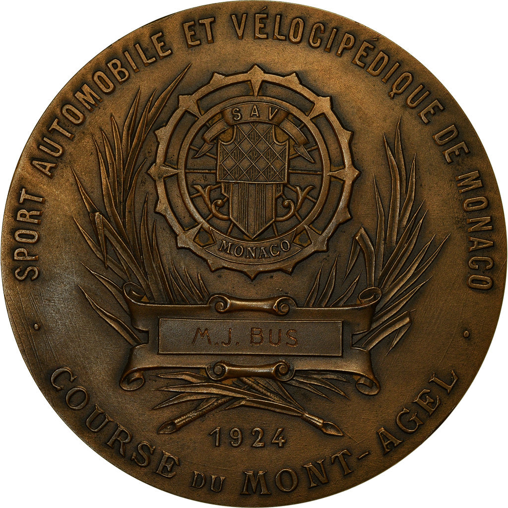 Mónaco, medalla, Sport Automobile et Vélocipèdique, Course de Mont-Agel