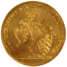 Germany, 5 Ducat, 1677, KM #191, MS(63), Gold, 22.91