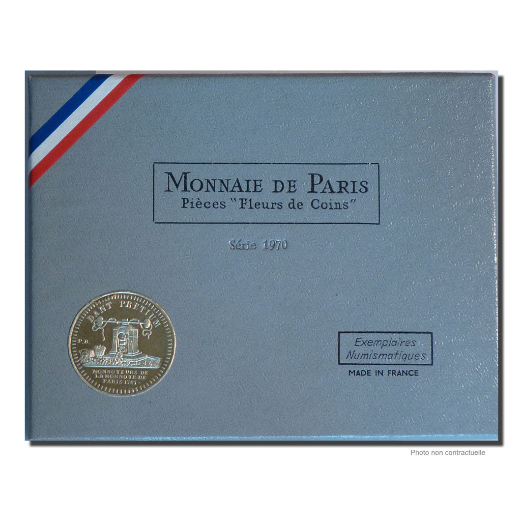 FRANCE, Proof Set, 1970, MS(65-70), Gadoury #page 287, 123.00