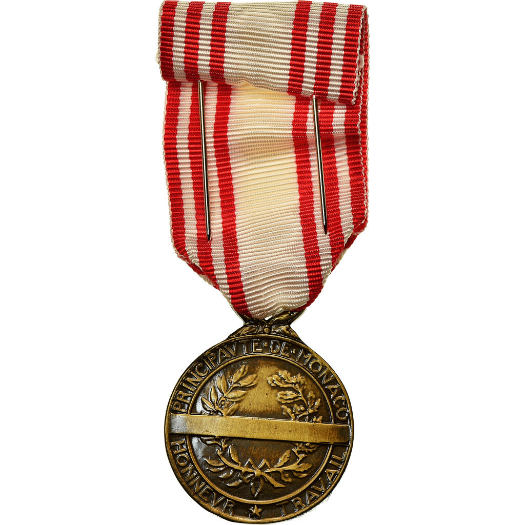 Monaco, Louis II, Honneur et Travail, Medaille, 1923, Uncirculated, Legastelois