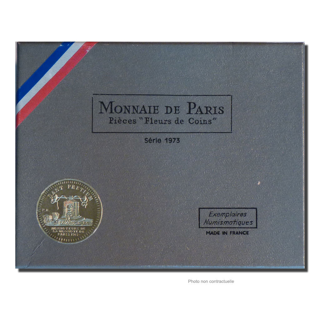 Coin, France, Set, 1973, Paris, MS(65-70), Gadoury:page 287