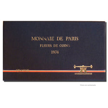 Moneta, Francja, Set, 1974, Paris, MS(65-70), ND, Gadoury:page 287