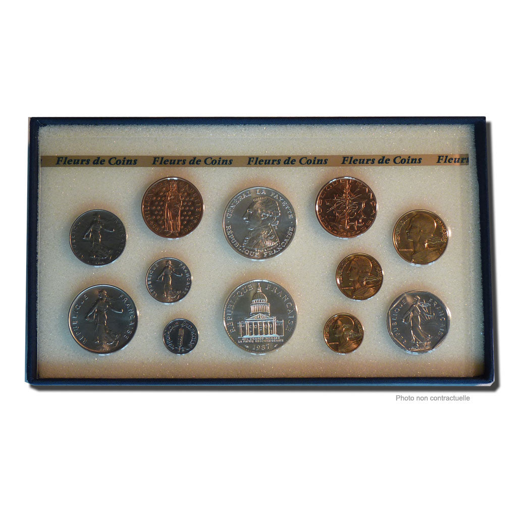 Coin, France, Set, 1987, Paris, MS(65-70), Gadoury:page 287