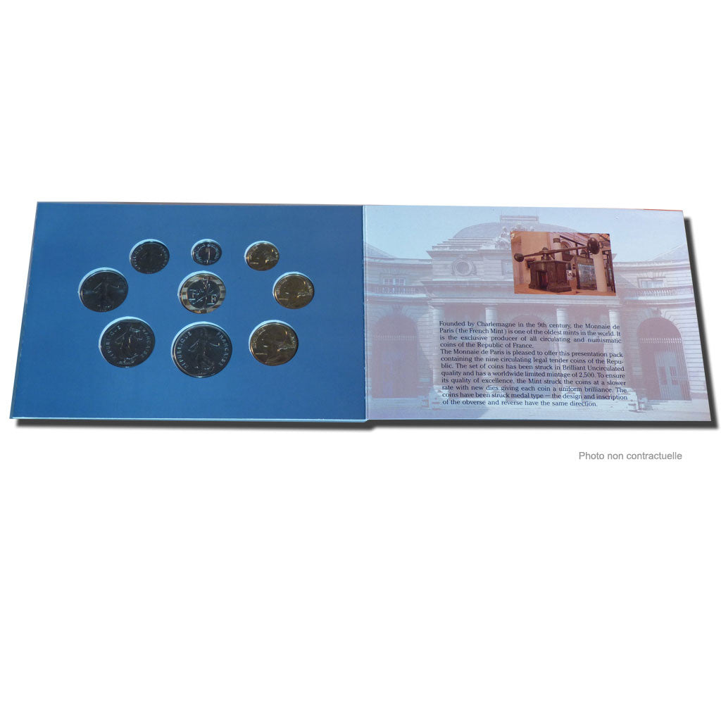 Moneta, Francia, Set, 1991, Paris, FDC, N.C., Gadoury:page 288