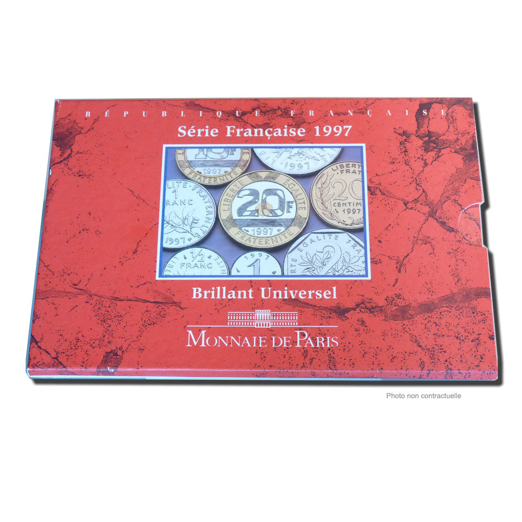 Coin, France, Set, 1997, MS(65-70), Gadoury:page 288