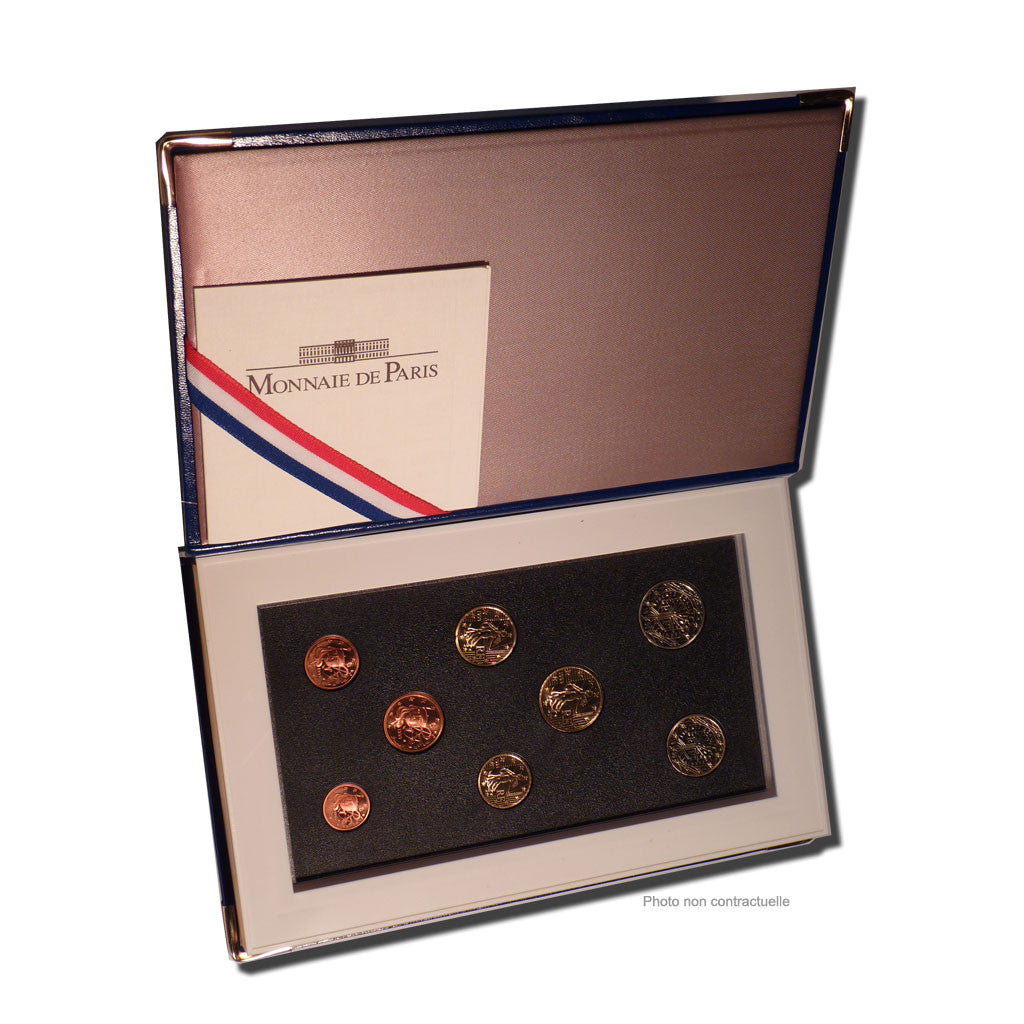 Francia, Proof Set Euro, 1999, FDC, (Sin composición), Gadoury:page 339