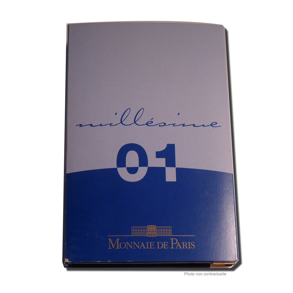 Francia, Proof Set Euro, 2001, FDC, N.C., Gadoury:page 339