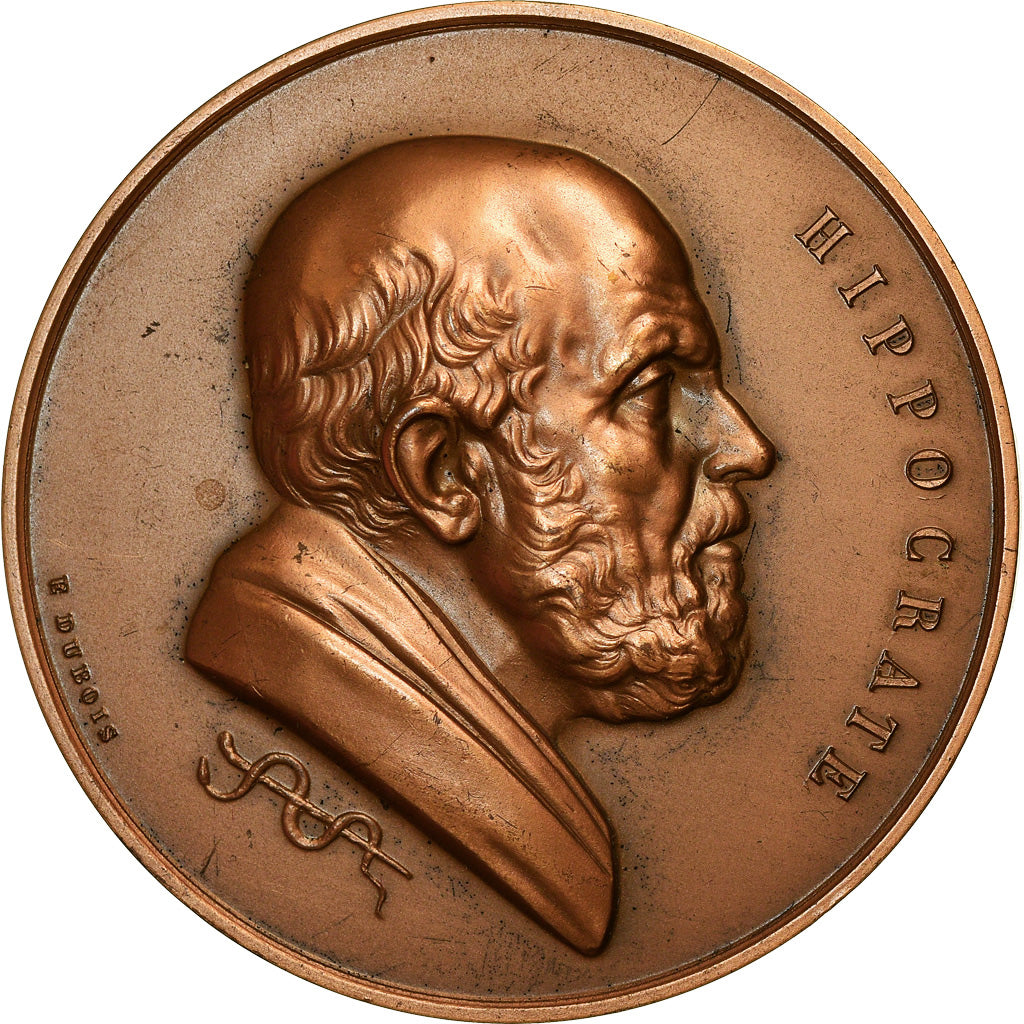 Francia, medaglia, Médecine, Hippocrate, 1972, Dubois.E, SPL-, Bronzo
