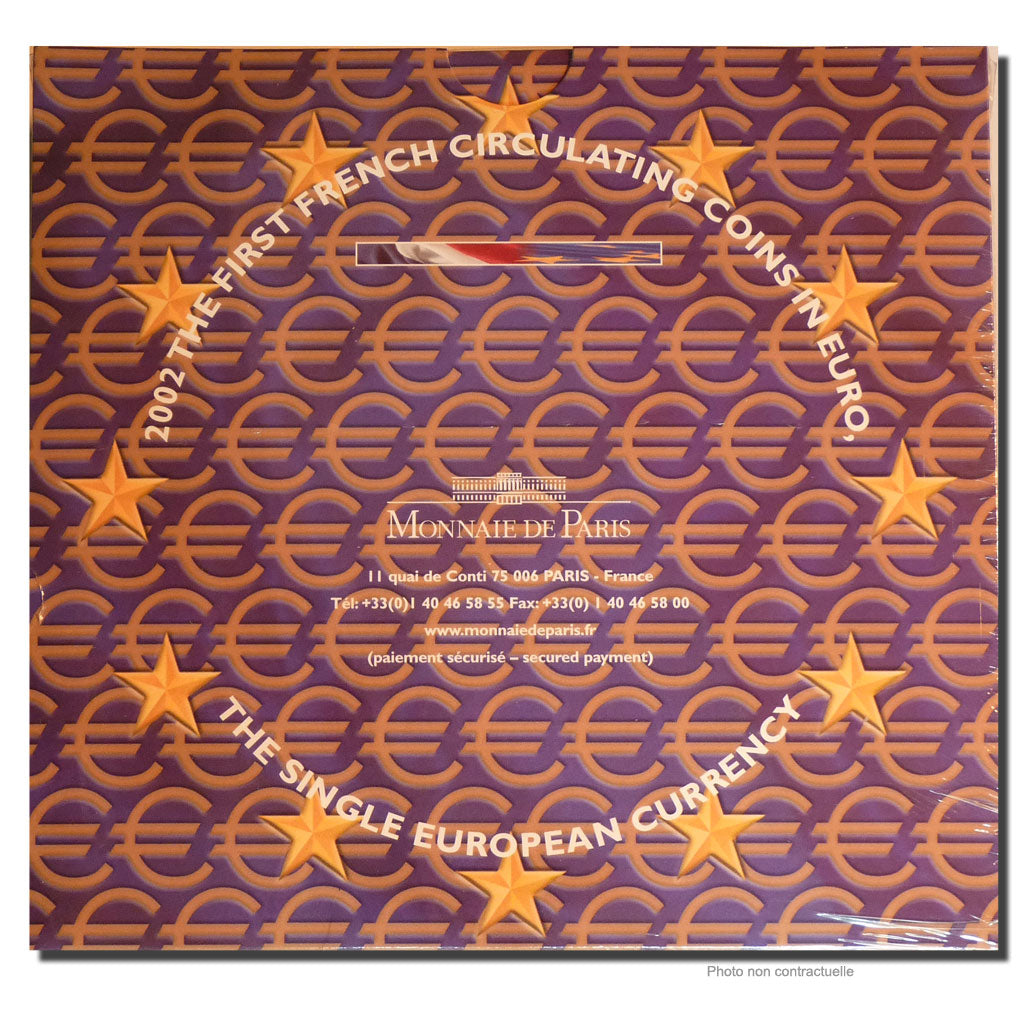 Francia, Proof Set Euro, 2002, FDC, Gadoury:page 338