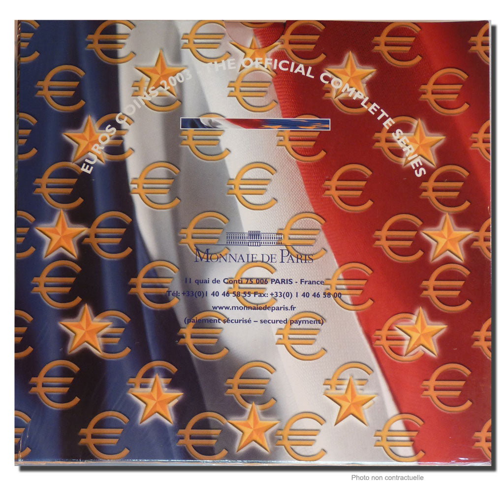 France, Euro-Set, 2003, MS(65-70), Gadoury:page 338