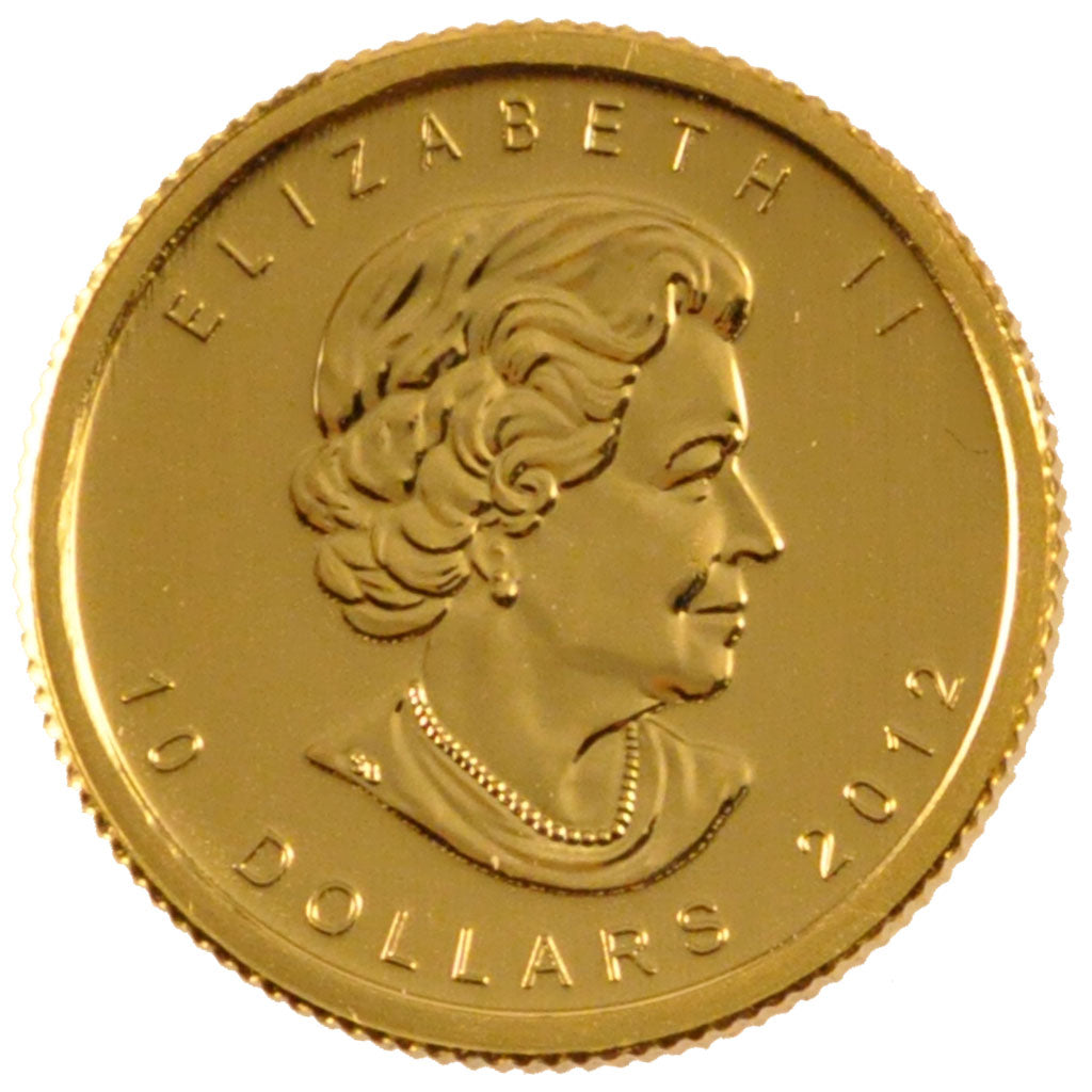 Canada, 10 Dollars, 2012, MS(63), Gold, 7.79