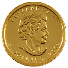 Canada, 5 Dollars, 2012, MS(65-70), Gold, 3.15