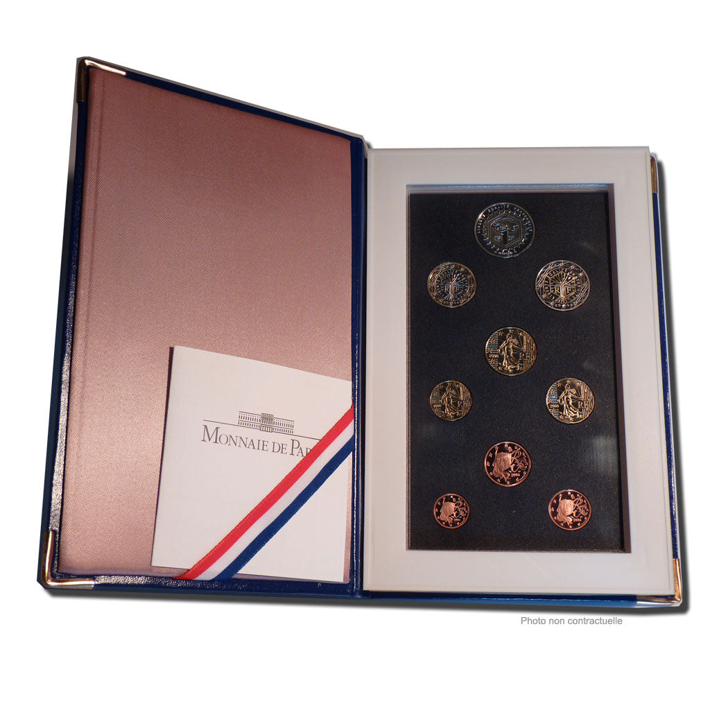 France, Proof Set Euro, 2006, MS(65-70), Gadoury:page 339