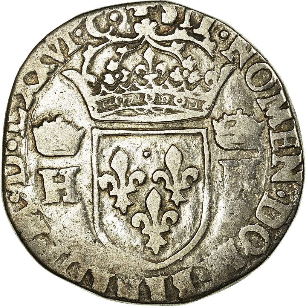 Coin, France, Teston, 1576, VF(20-25), Silver, Duplessy:1126