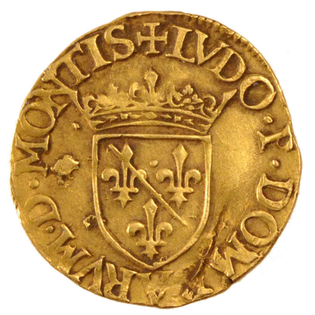 FRANCE, Ecu d'or, 1578, Trévoux, EF(40-45), Gold, 3.29