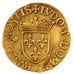 FRANCE, Ecu d'or, 1578, Trévoux, EF(40-45), Gold, 3.29