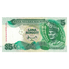 Nota, Malásia, 5 Ringgit, KM:28b, UNC(65-70)