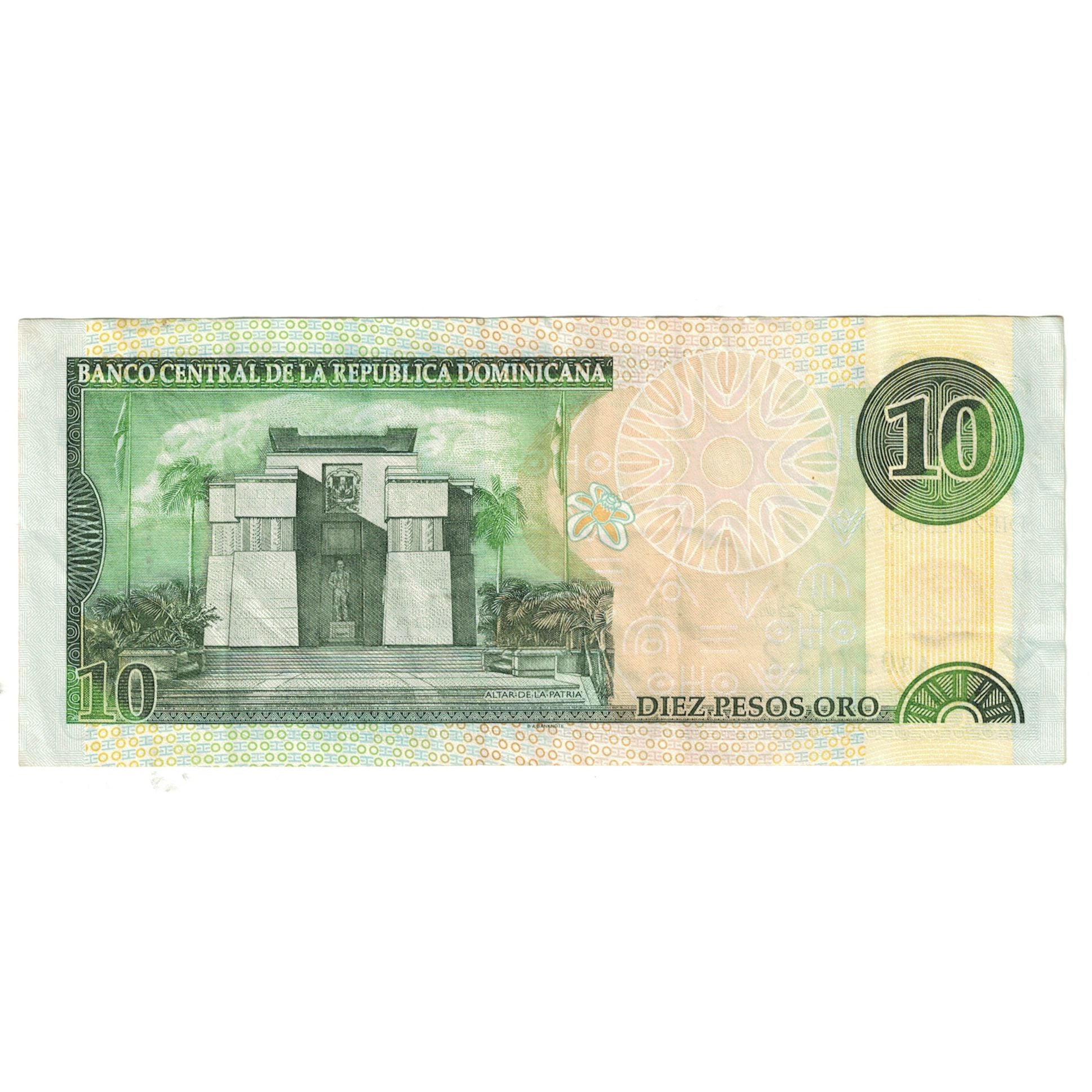 Banknote, Dominican Republic, 10 Pesos Oro, 2000, KM:168a, EF(40-45)