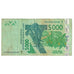 Banknote, West African States, 5000 Francs, 2003, KM:117Aa, VF(20-25)