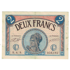 France, Paris, 2 Francs, 1922, EF(40-45), Pirot:97-28