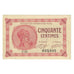 France, Paris, 50 Centimes, 1920, Chambre de Commerce, EF(40-45), Pirot:97-10