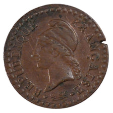 FRANCE, Dupré, Centime, 1797, Paris, KM #646, EF(40-45), Bronze, 18, Gadoury #76