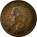 Monnaie, France, Napoleon III, Napoléon III, Centime, 1855, Lyon, TTB+, Bronze