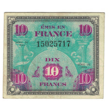 Francia, 10 Francs, Flag/France, 1944, 15025717, BB, Fayette:VF18.1, KM:116a