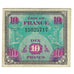 Francia, 10 Francs, Flag/France, 1944, 15025717, BB, Fayette:VF18.1, KM:116a