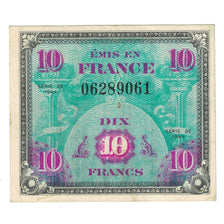 França, 10 Francs, Flag/France, 1944, 06289061, EF(40-45), Fayette:VF18.1