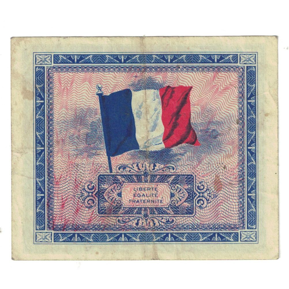 France, 10 Francs, Flag/France, 1944, 31728806, EF(40-45), Fayette:VF18.1
