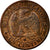Moneta, Francja, Napoleon III, Napoléon III, Centime, 1857, Lille, AU(50-53)
