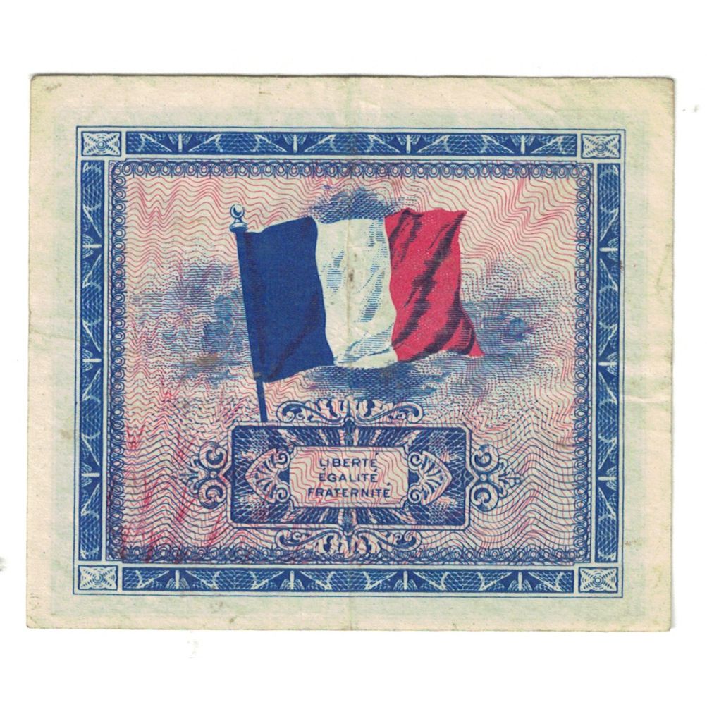 France, 5 Francs, Drapeau/France, 1944, 41787139, TTB, Fayette:VF17.3, KM:115a
